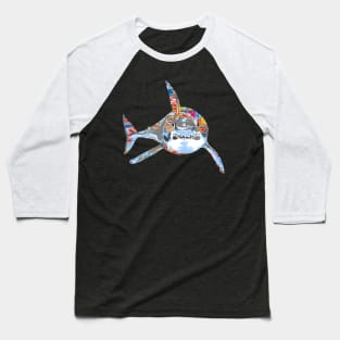 Graffiti shark Baseball T-Shirt